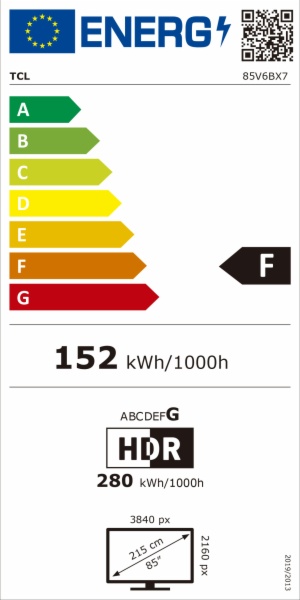 TELEVISOR LED TCL 85V6B