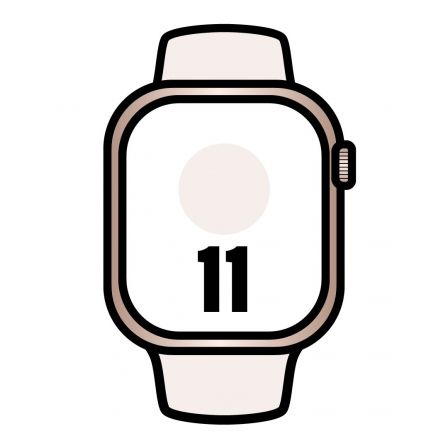 RELOJ INTELIGEN APPLE MEU44QL/A S.11 M/L