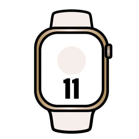 RELOJ INTELIGEN APPLE MF8W4QL/A S.11 S/M