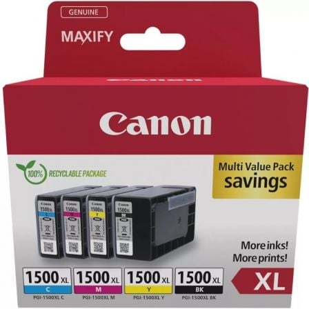 CARTUCHO IMPRESORA CANON PGI-1500XL MULTIPACK