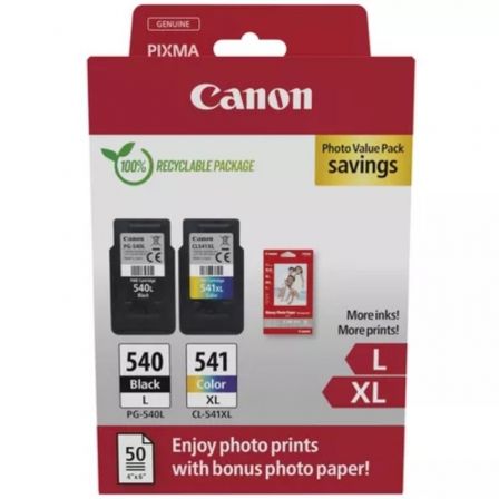 CARTUCHO IMPRESORA CANON PG540L+CL541XL