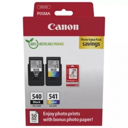 CARTUCHO IMPRESORA CANON PG-540 + CL-541 PACK