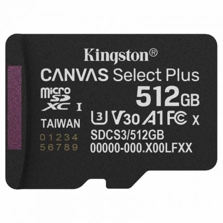TARJETA MEMORIA KINGSTON SDCS3/512GBSP