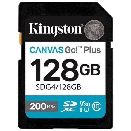 TARJETA MEMORIA KINGSTON SDG4/128GB CANV.GOPL