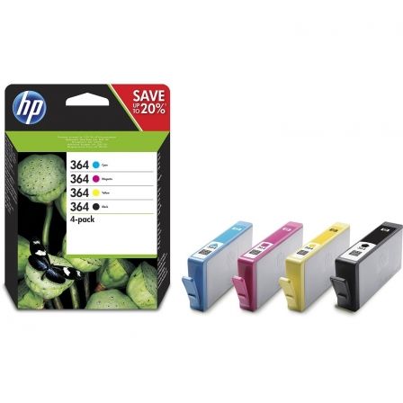 CARTUCHO IMPRESORA HP Nº364 (4PACK)