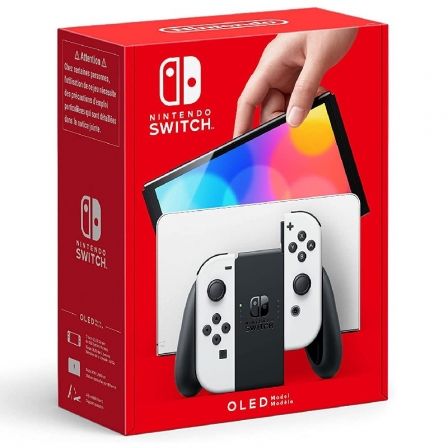 CONSOLA JUEGOS NINTENDO SWITCH OLED BLANCA