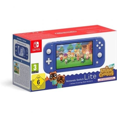 CONSOLA NINTENDO SWITCHLITEAZUL+ANIMA
