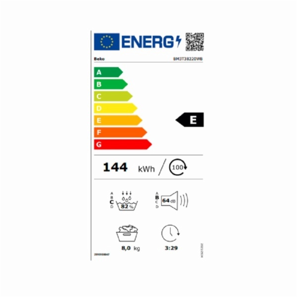 SECADORA CONDENSACION BEKO BM3T38220WB