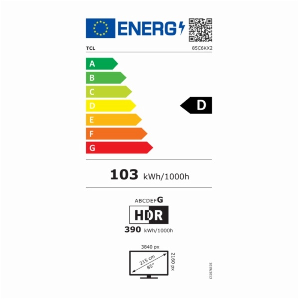 TELEVISOR LED TCL 85C6K