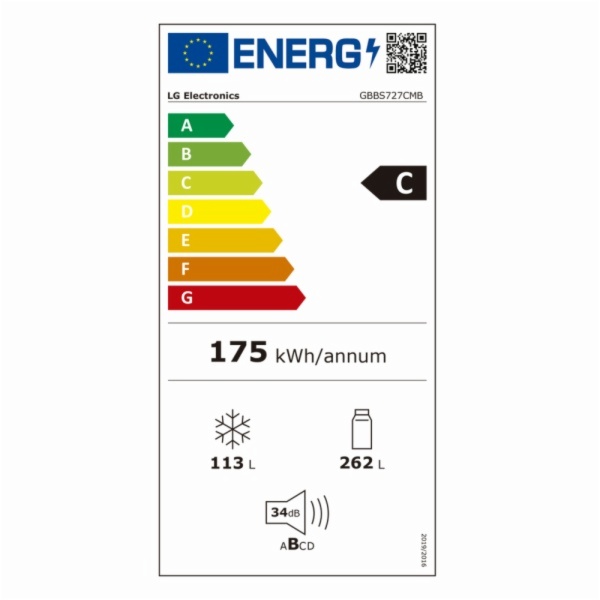 FRIGORIFICO COMBI LG GBBS727CMB