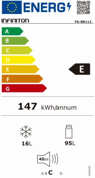 FRIGORIFICO INFINITON FG-BB112