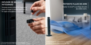 VENTILADOR ROWENTA VU7050F0 EOLE SILENC