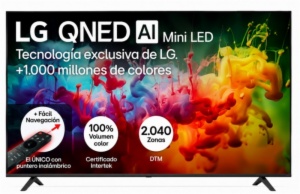 TV MINILED LG 75QNED72B6A