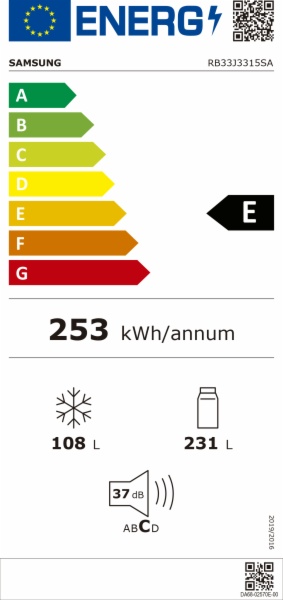 FRIGORIFICO COMBI SAMSUNG RB33J3315SA/EF