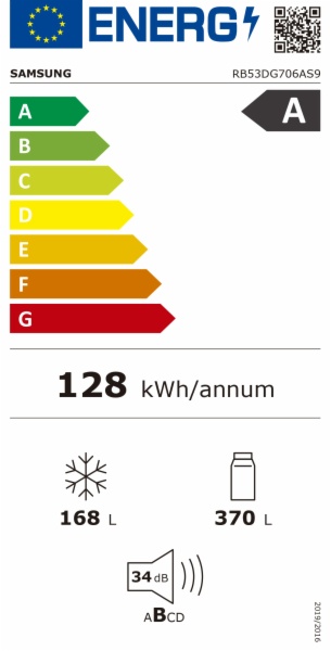 FRIGORIFICO COMBI SAMSUNG RB53DG706AS9EF
