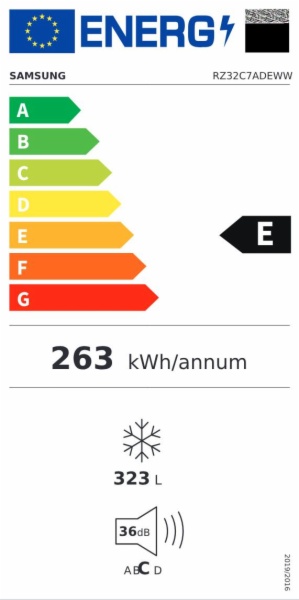 CONGELADOR SAMSUNG RZ32C7ADEWW/EF